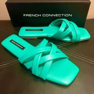 French Connection Sandals - Size 8.5 - Teal - NIB
